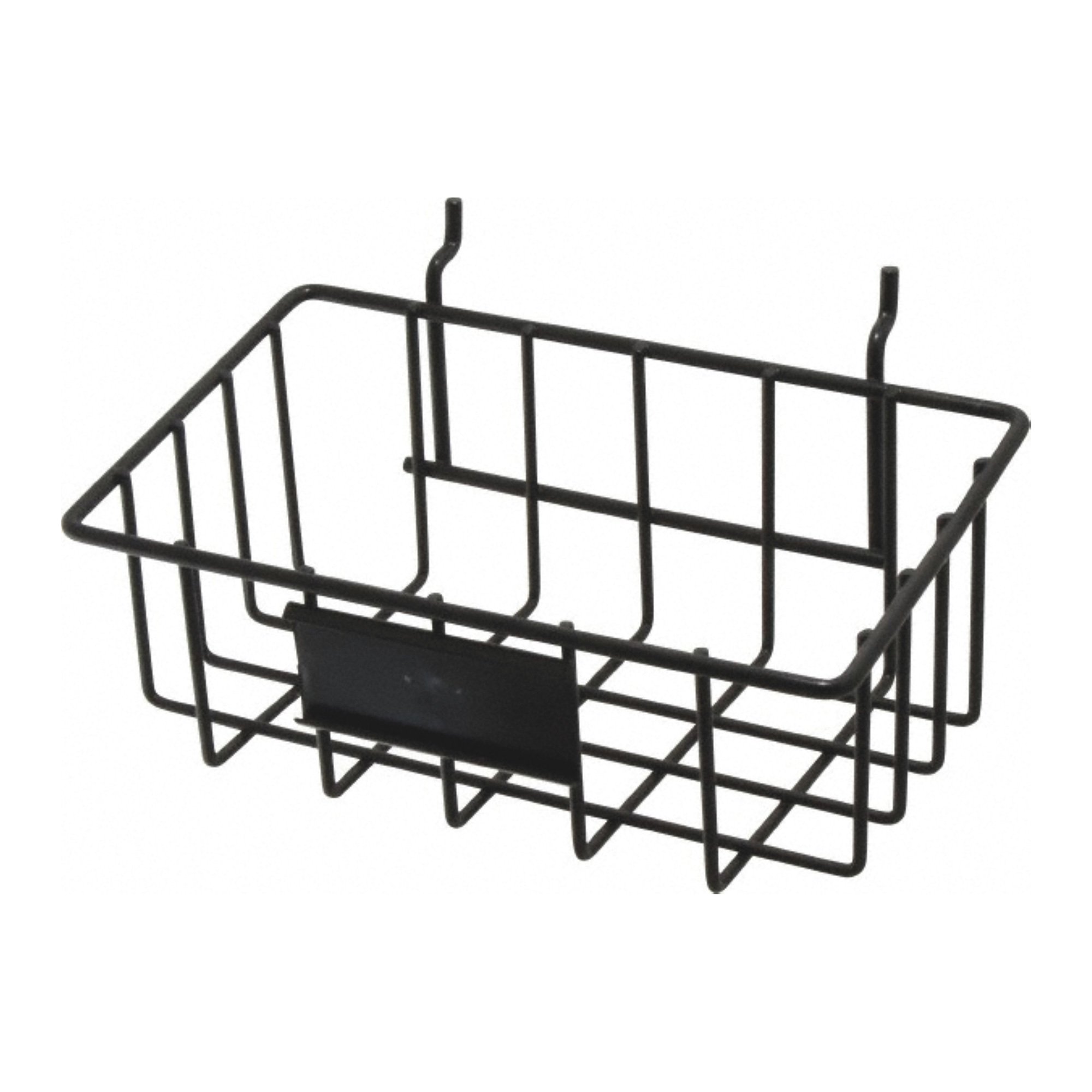 Marlin Slanted Pegboard Basket with Slot for Label — 8.38in.L x 4.88in.W x 4.26in.H
